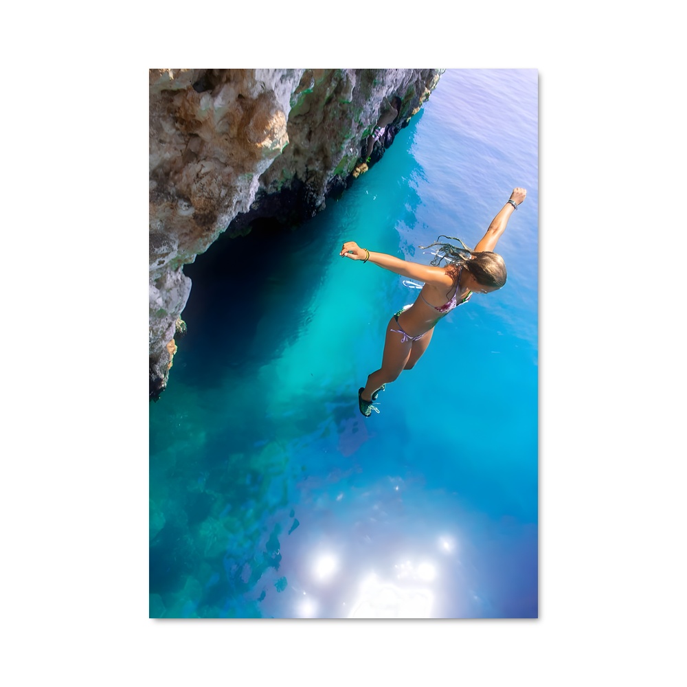 Poster Cliff diving